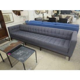 Upholstered Furn -  Grey Tufted Sofa
