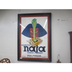 Picture -  Naja Taba D Orient Vntg French Subway Poster Framed